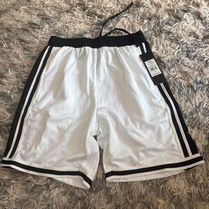 Legend Men's White and Black Shorts